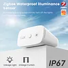 Light Sensor IP67 Waterproof Outdoor Lux Detector Compatible for Zigbee Gateway Hub