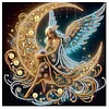 Diamond Painting-DIY Crystal Rhinestone Angel Girl