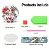 DIY Rose Gnome Acrylic Diamond Painting Single-Sided Desktop Ornaments