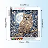 Diamond Painting-DIY Crystal Rhinestone Owl