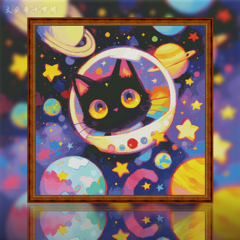 [ZZ5150-Planet Meow]  Painting Fairy Cross Stitch