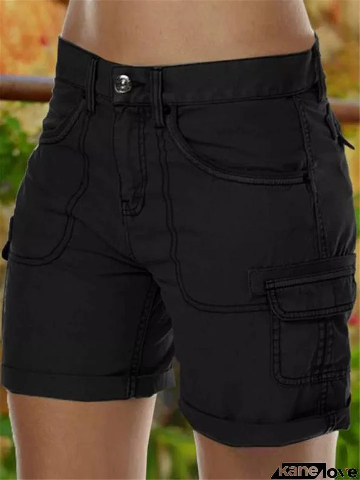 Women's High Waist Daily Casual Shorts for Summer