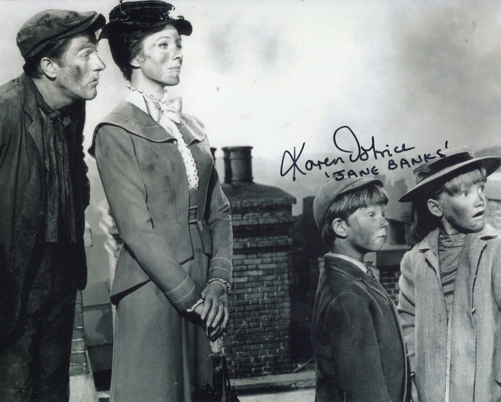 Karen Dotrice signed MARY POPPINS Disney movie 8x10 Photo Poster painting IMAGE No6 UACC DEALER