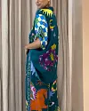 Fashion Art Graffiti Print Casual Two-piece Set