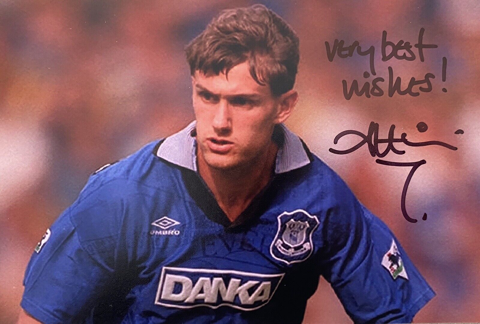 Andy Hinchcliffe Genuine Hand Signed Everton 6X4 Photo Poster painting