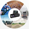 3 Lens Auto Video Camera Loop Recording HD 1080P Car Camcorder Front Rear Camera