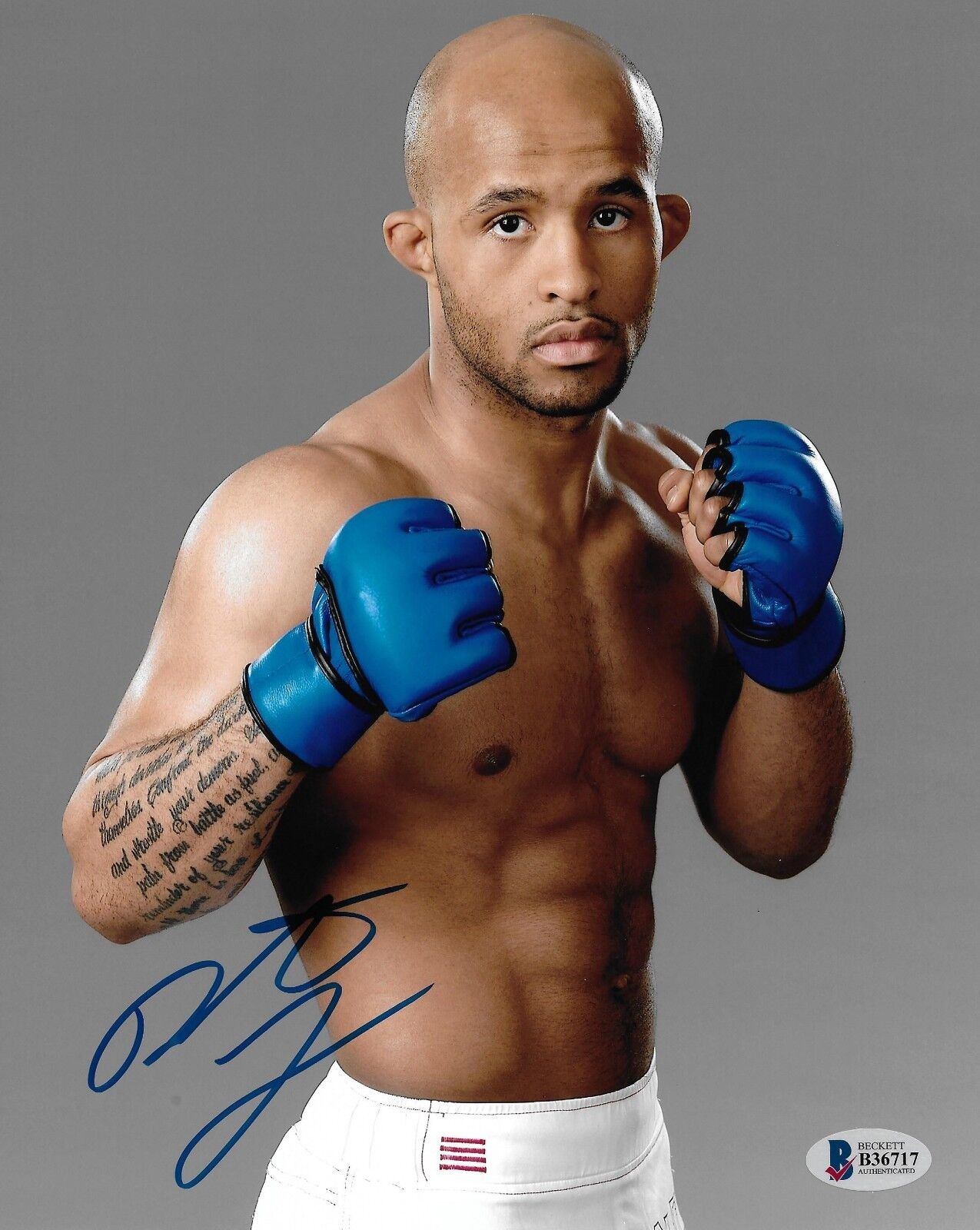 Demetrious Johnson Signed 8x10 Photo Poster painting BAS Beckett COA UFC WEC Picture Autograph 2