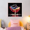 (Stamped/Counted) Ballet Snow White Silhouette-11CT Cross Stitch 40*40cm