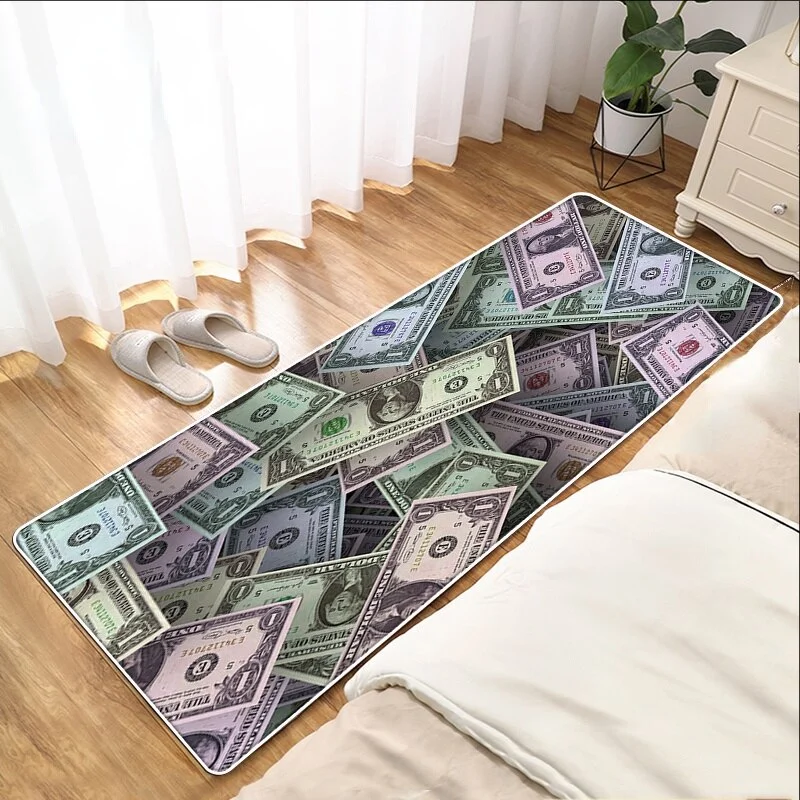 Athvotar Entrance Doormat Dollar Money Pattern Living Room Floor Rugs Home Decor Kitchen Absorbent Carpet Anti Slip Bathroom Mat 1127-0