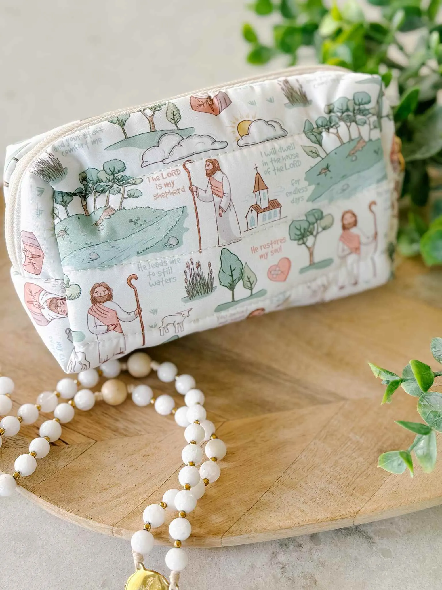 The Good Shepherd Puffer Pouch