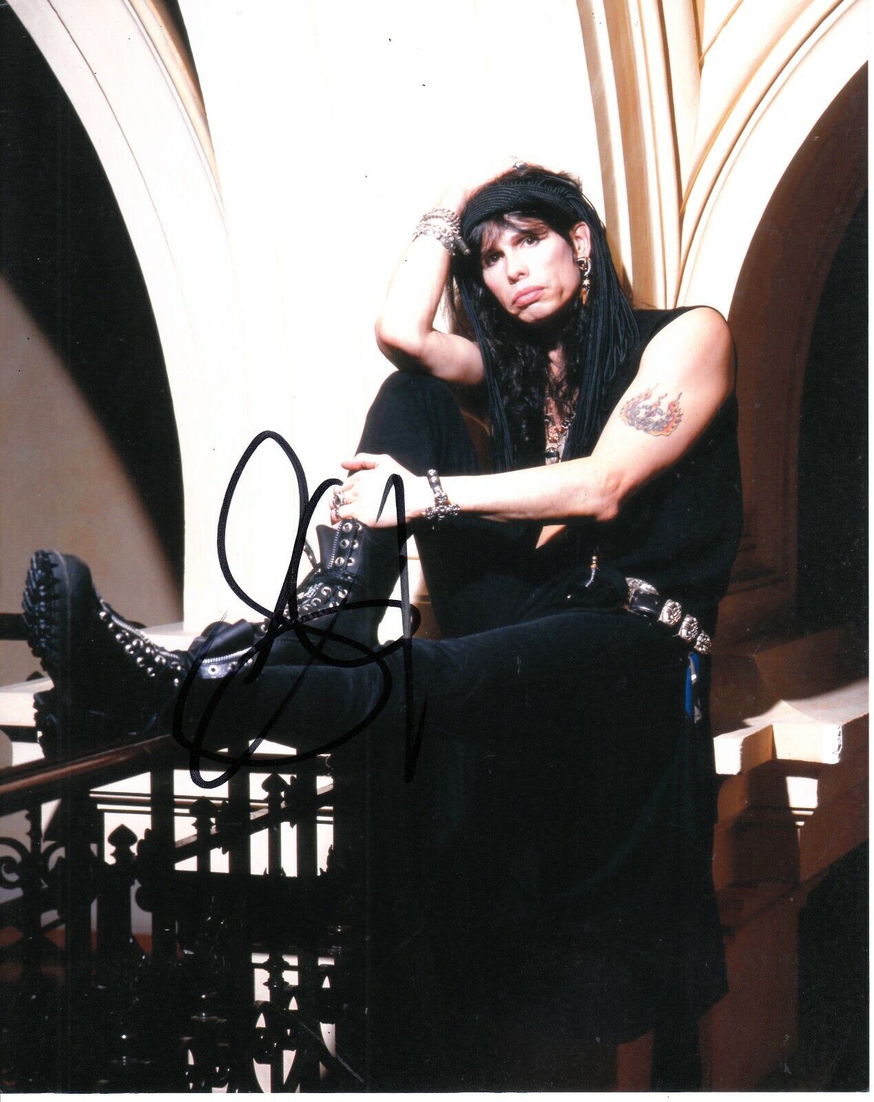 STEVEN TYLER SIGNED AEROSMITH Photo Poster painting UACC REG 242 (7)