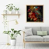 Diamond Painting-DIY Full Round Drill Flower Parrot(40*40 CM)