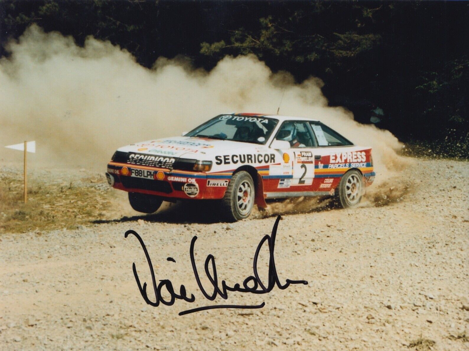 David Llewellin Hand Signed 8x6 Photo Poster painting - Rally Autograph 4.