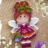 Tulips DIY Cross Stitch Kit 14CT Thread Art Needlework Fridge Magnets 7x11cm tapestrymarket