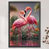 Flamingo-11CT Stamped Cross Stitch 40*60cm/15.75*23.62in  tapestrymarket
