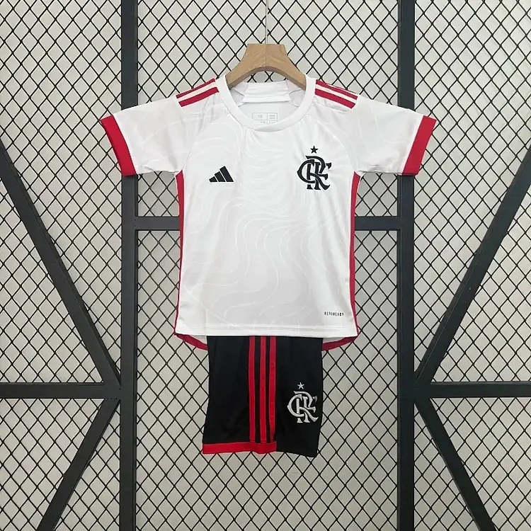 24-25 Flamengo Away Football Jersey for Kids