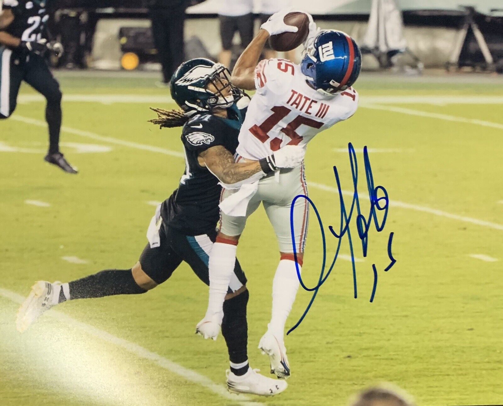 golden tate Signed 8x10 Photo Poster painting Pic Auto New York Giants