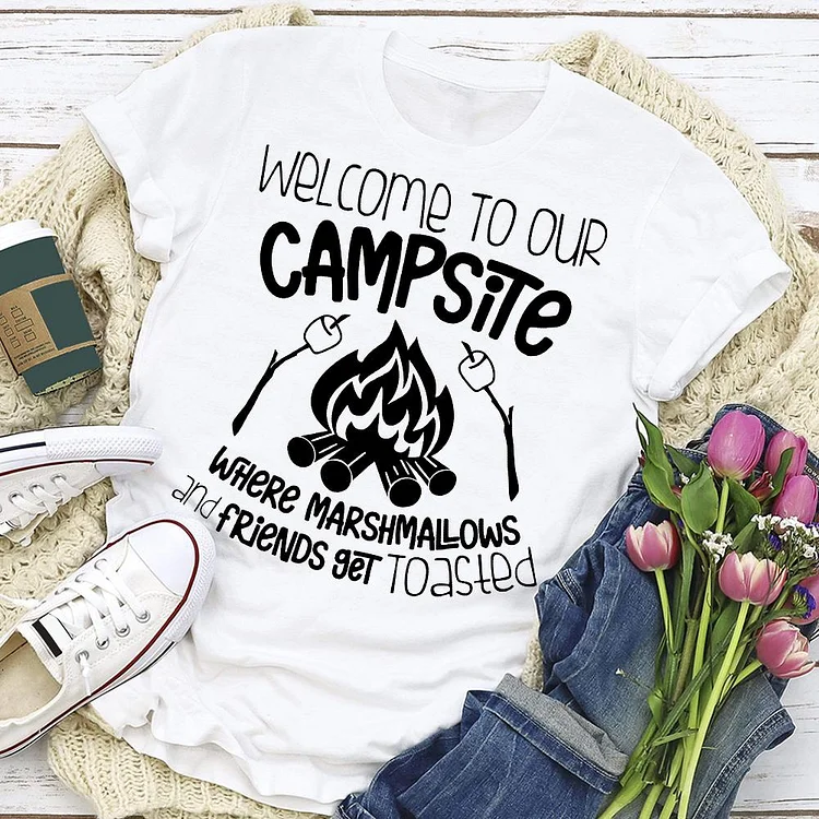 CAMPSITE  T-shirt Tee -02672-Annaletters