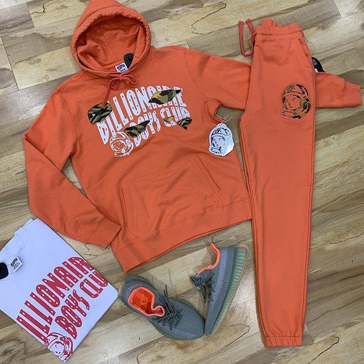 Orange fashion casual Hooded Sweater