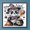 Diamond Painting - Partial Special Shaped Drill - Halloween Panda(Canvas|30*30cm)