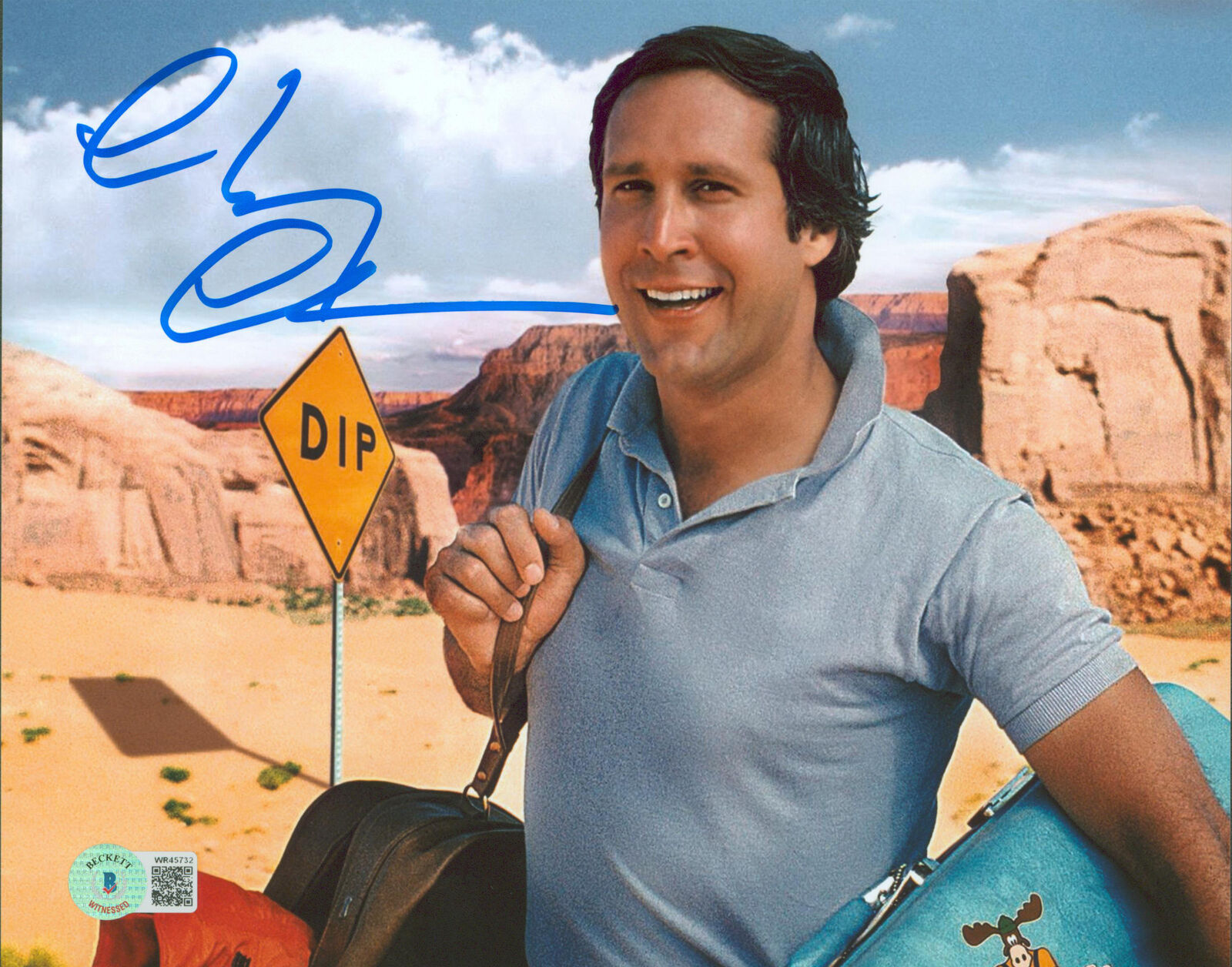 Chevy Chase Vacation Authentic Signed 8x10 Desert Photo Poster painting BAS Witnessed