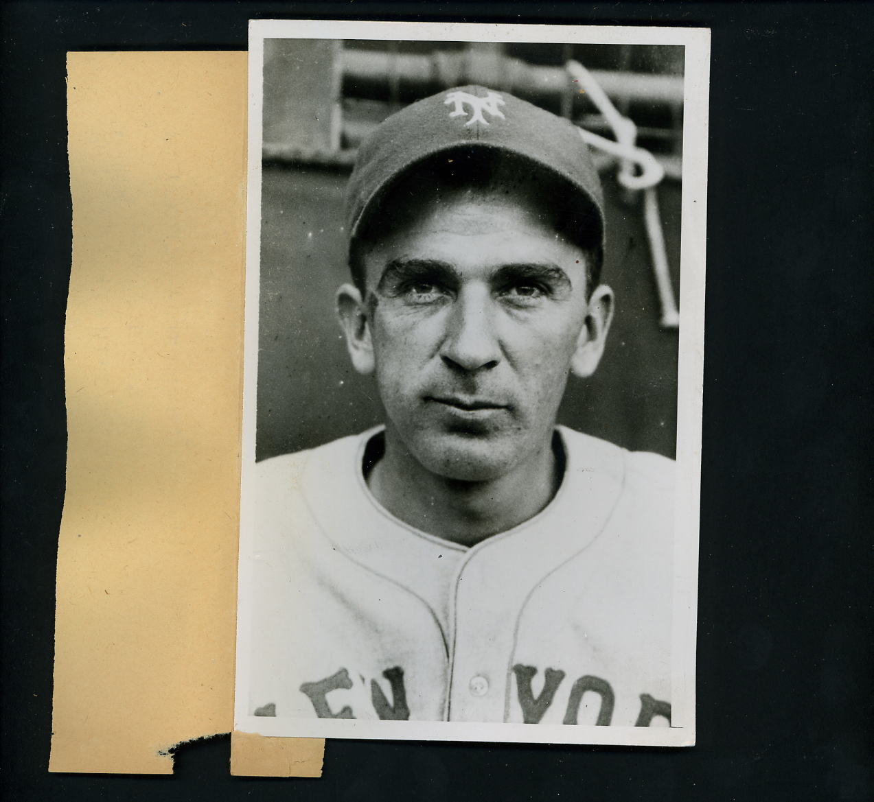 Carl Hubbell head shot pose 1937 World Series Press Wire Photo Poster painting New York Giants