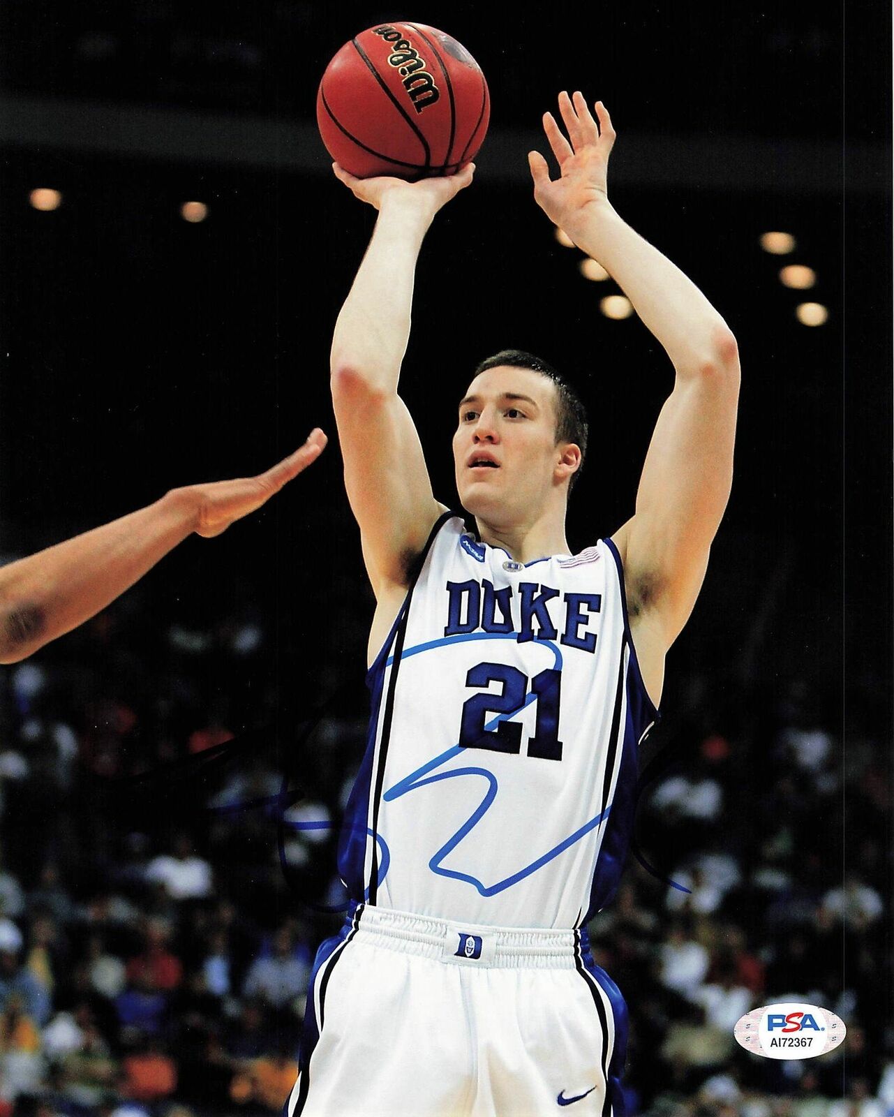 MARSHALL PLUMLEE signed 8x10 Photo Poster painting PSA/DNA Duke Blue Devils Autographed