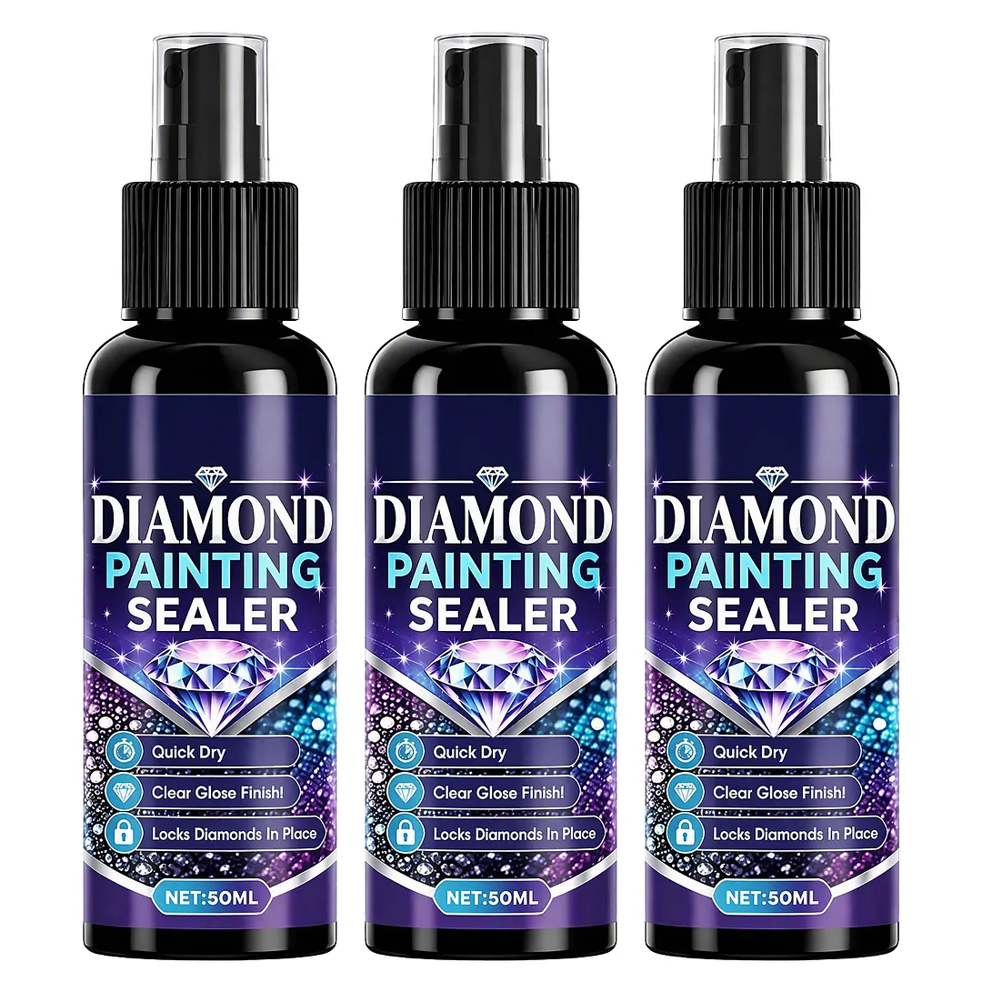 Diamond Painting Sealer Spray Quick Dry Clear Gloss Finish for Diamond Art