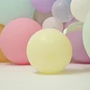 10 Pack | 18" Matte Pastel Yellow Helium or Air Latex Party Balloons
