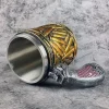 Chope &agrave; bi&egrave;re cr&eacute;ative en acier inoxydable en forme de pistolet