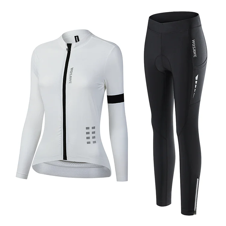 Women's Slim-fit Cycling Jersey & Tights Kit