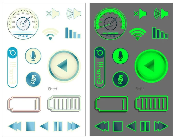 Night Luminous Tattoo Butterfly Starry Star Universe for Kids Fake Tattoo Glowing In Dark Waterproof Temporary Tattoo Stickers