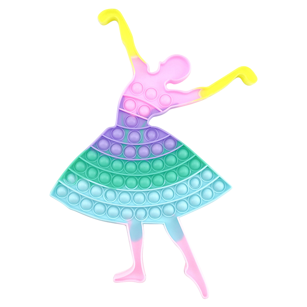 

Anti-Stress Dancer Push Bubble Decompression Multifunctional Board Cup Mat, 501 Original