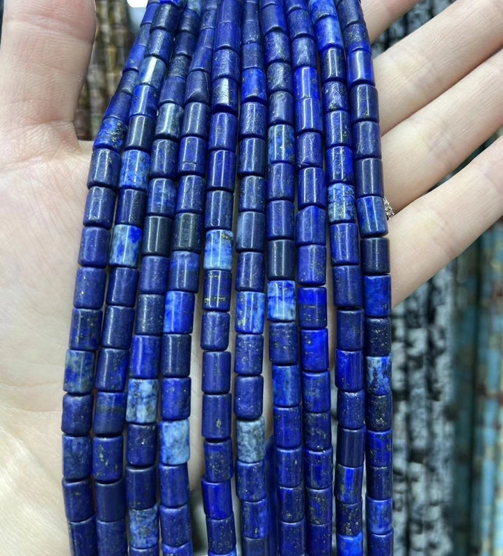 1 Set 6*8mm 1-1.5mm Natural Stone Crystal Agate Round Beads