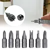 7-in-1 Mini Screwdriver Aluminum Alloy Handle Mini Quick Ratchet Screwdriver Set