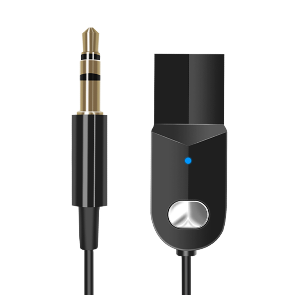 

Car Kit 3.5mm Bluetooth Adapter Cable Audio AUX Wireless BT 5.0 Receiver, 501 Original
