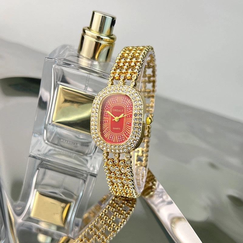 Minimalist Geometric Jewelry Buckle Quartz Women’s Watches