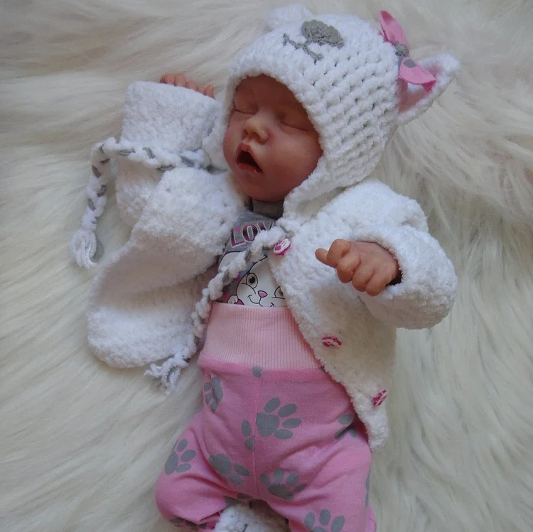  17" Knuddeliger Griff Lebensechte Paris Reborn Babypuppe Mädchen - RSDP-Rebornbabypuppen-Rebornbabypuppen.de®