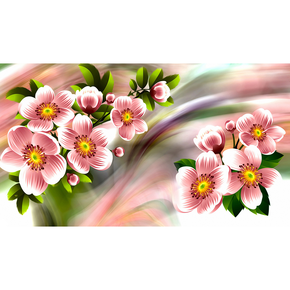 

45*85CM - Round Drill Diamond Painting - Flower Bouquet, 501 Original