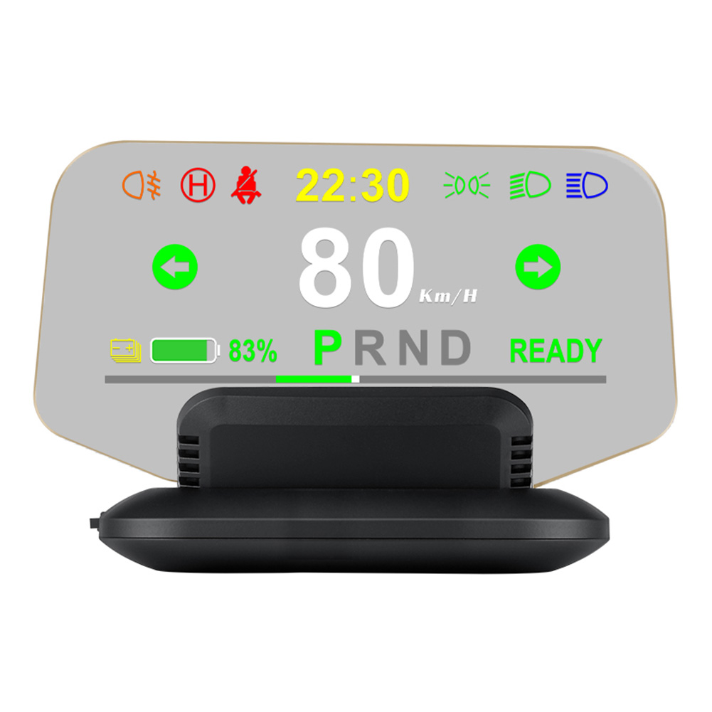 

T1 Car HUD for Tesla Model 3 Y Overspeed Alarm Gear Guide Battery Display, 501 Original