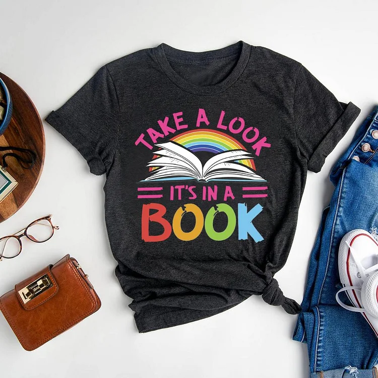 ANB - Take a Look It's in a Book Book Lovers Tee-06700
