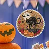 Black Cat DIY Diamond Painting Hanging Ornament 20cm for Adults
