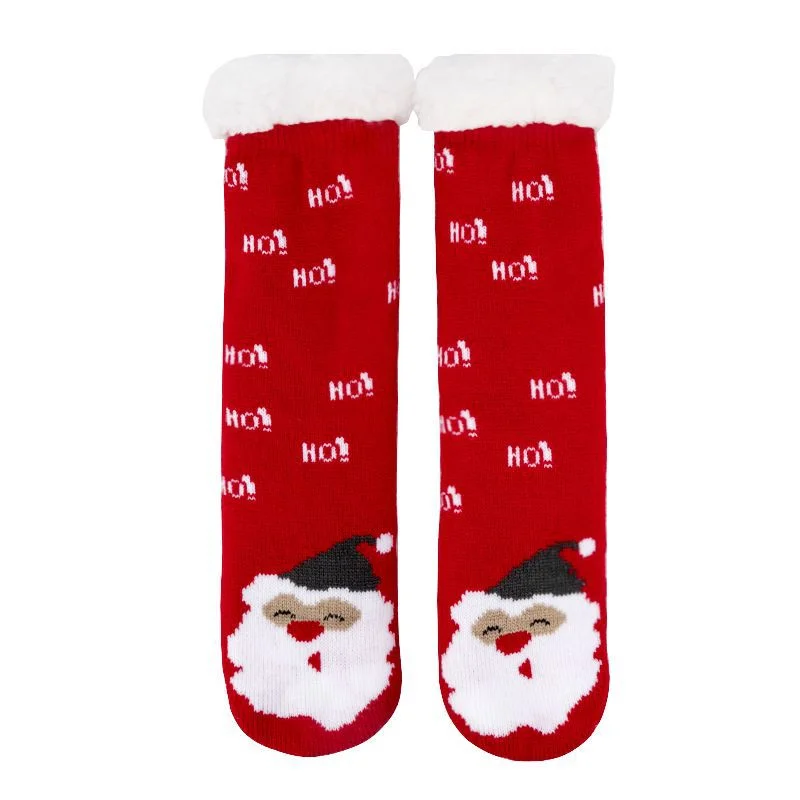 Women's Christmas Warm Home Non-slip Carpet Socks