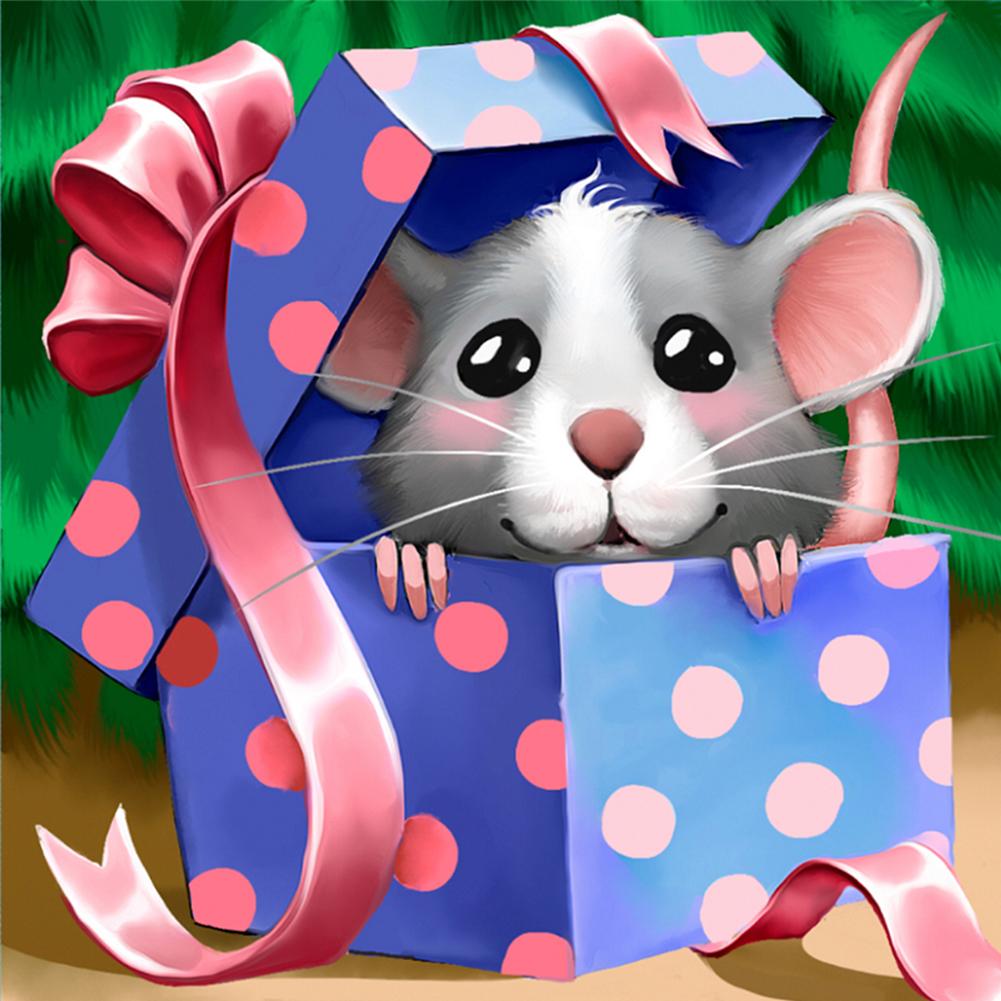 

Cartoon Mouse - Round Drill Diamond Painting - 30*30CM, 501 Original