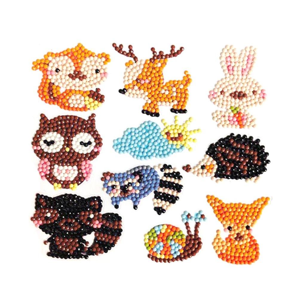DIY Children Round Diamond Stickers Full Drill Diamond Painting Kits