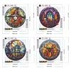 4pcs Diamond Painting -DIY Round Drill Halloween