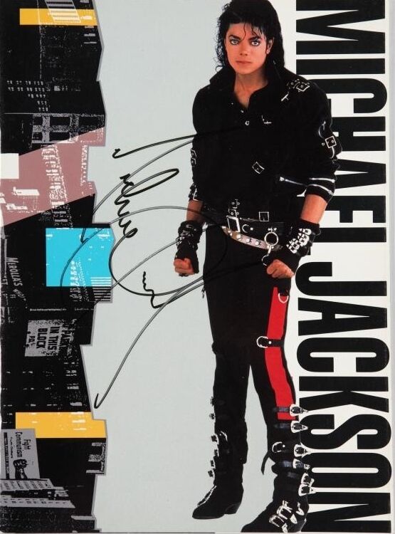 MICHAEL JACKSON Signed Photo Poster paintinggraph / Advertisement - Pop Star Singer 7x5 preprint