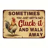 Chicken Warning - Vintage Metal Signs(8*12Inch/12*16Inch) - Chicken