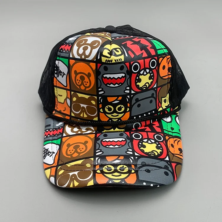 Hip Hop Street Graffiti Kpop Men Women Baseball Hats Cotton INS Cartoon Adjustable Breathable West Coast Skateboard Sport Caps