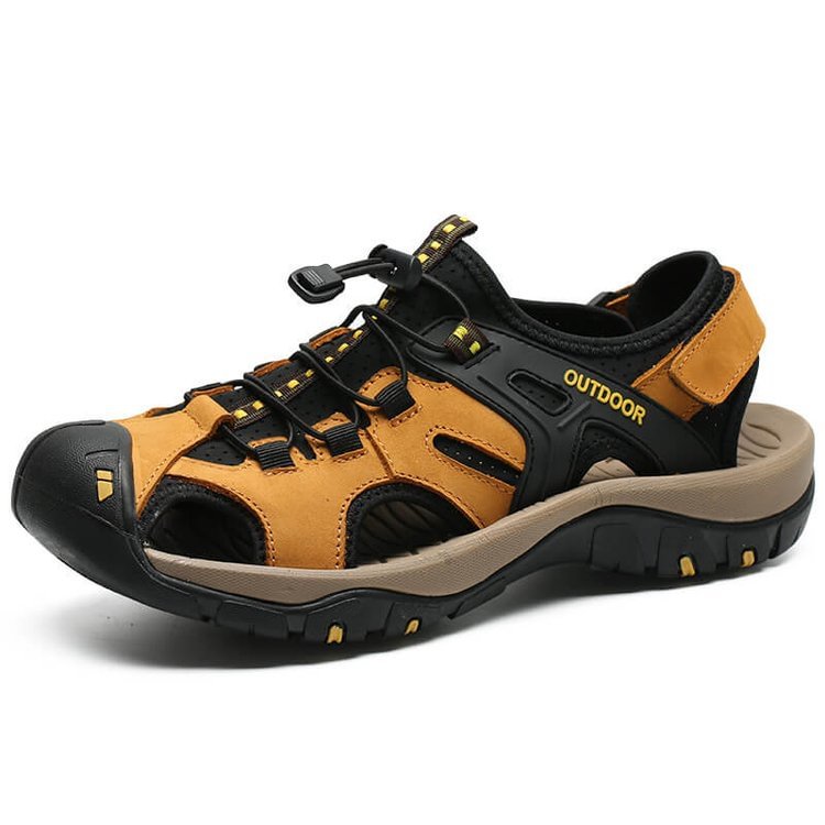 Letclo™ Breathable Trekking Genuine Leather Leisure Sandals letclo Letclo